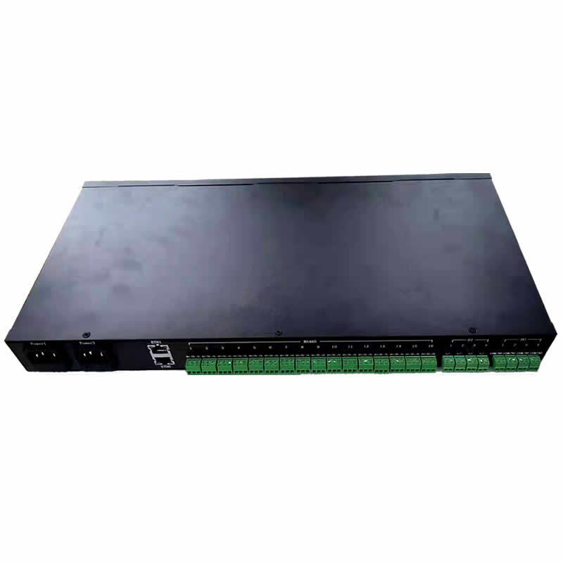 16路RS232/485機(jī)架式大系統(tǒng)容量工業(yè)級(jí)物聯(lián)網(wǎng)關(guān)通訊管理機(jī) 歐鑫通HPC-7316
