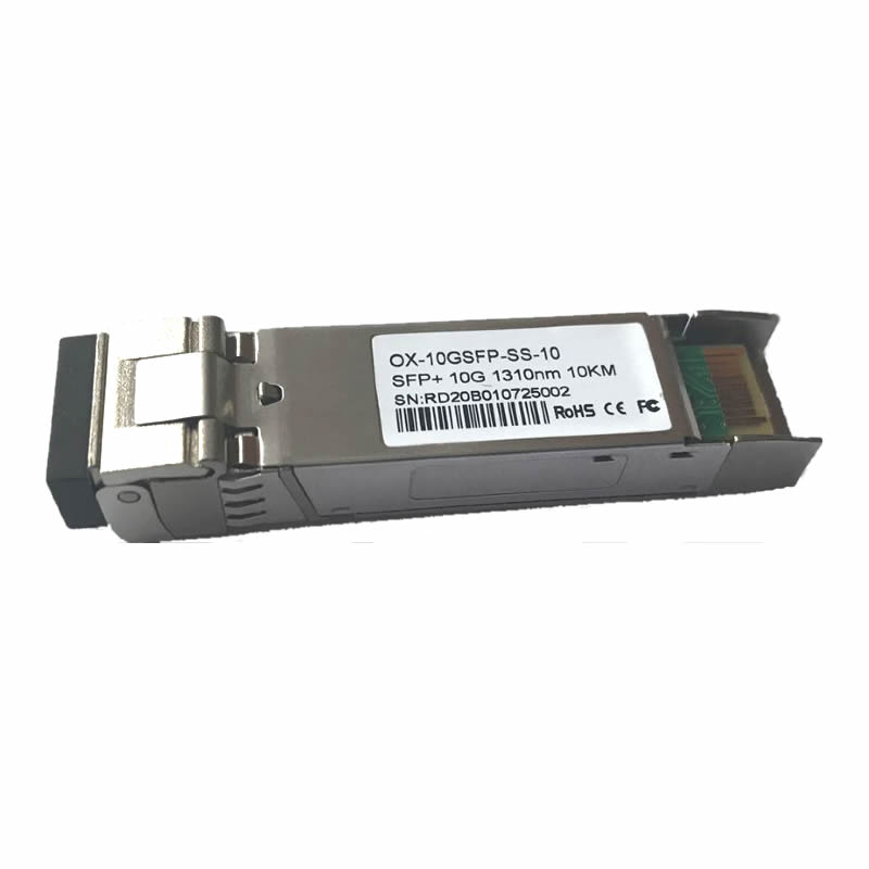 Industrial grade 10G SFP fiber optic module OX-10GSFP-SS-10