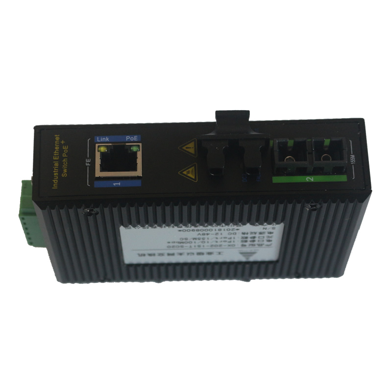 1光1電百兆工業(yè)級(jí)以太網(wǎng)交換機(jī) OX-202-1S1T-SC20