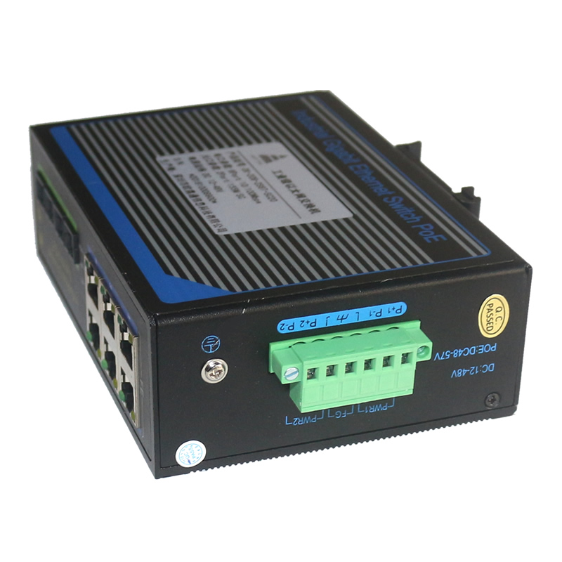 百兆2光6電工業(yè)級(jí)以太網(wǎng)交換機(jī) OX-208-2S6T-SC20