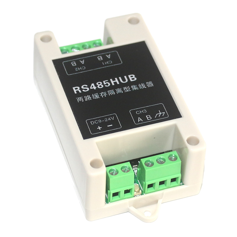 工業(yè)級兩路緩存隔離型RS485集線器 OX-2201