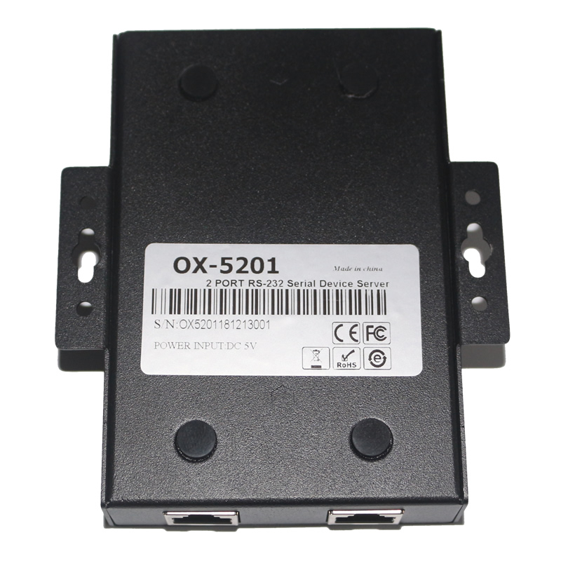 2口RS232轉(zhuǎn)TCP/IP串口服務器 OX-5201