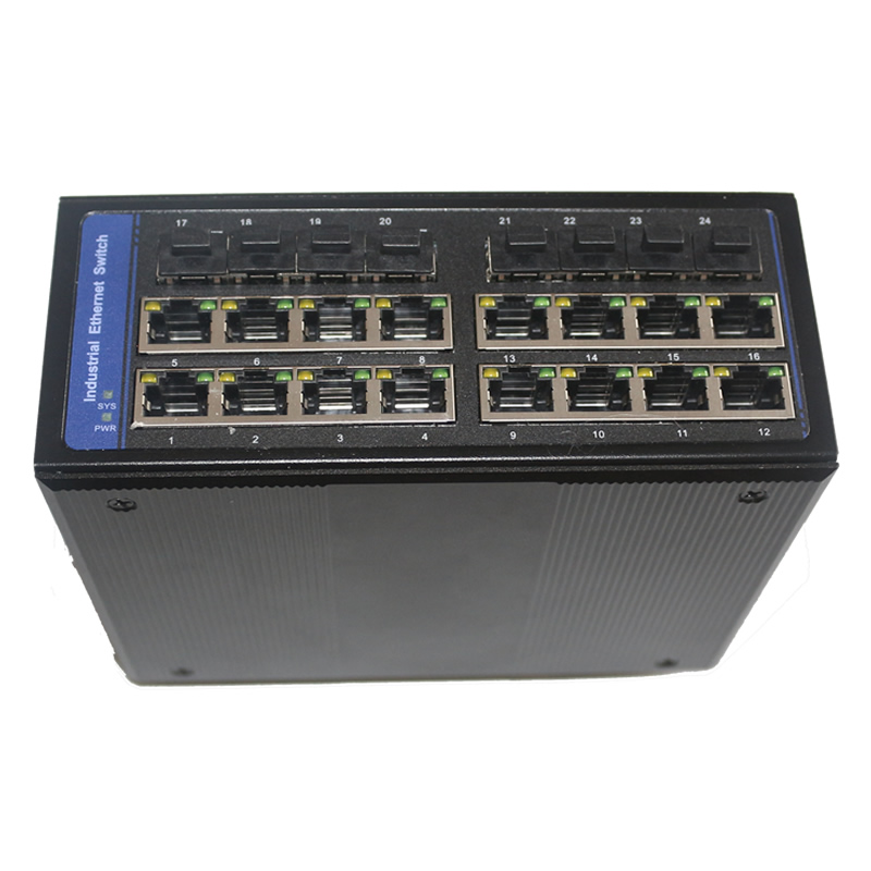 8-light 16 electric gigabit industrial grade network management switch OX-524G-8GP16GT
