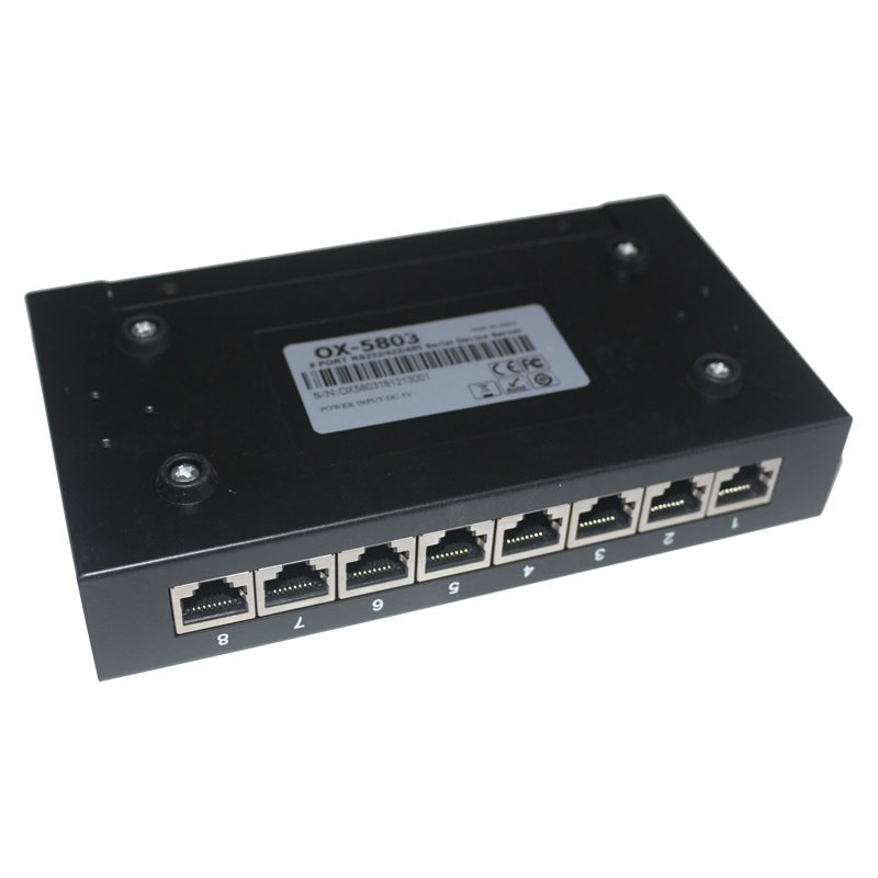 8口RS232/RS422/RS485轉(zhuǎn)TCP/IP串口服務(wù)器 OX-5803