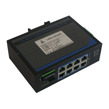 1光8電百兆工業(yè)級以太網(wǎng)交換機(jī) OX-209-1S8T-SC20
