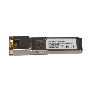 工業(yè)級(jí)千兆SFP電口光纖模塊 OX-GSFP-RJ45-F